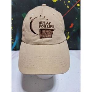 Relay for Life American Cancer Society Baseball Hat‎ Caregiver Strapback #H50